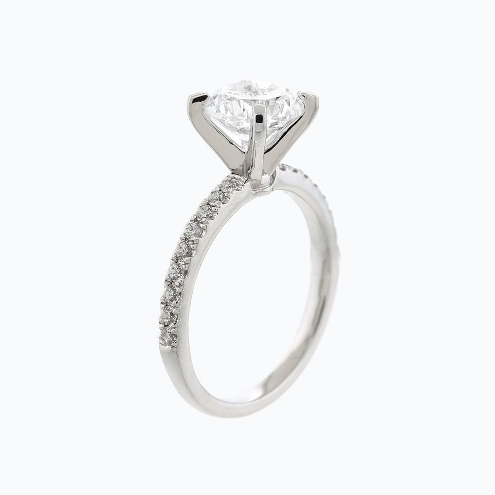 
          
          Load image into Gallery viewer, Irene Lab Created Diamond Round Pave Diamonds Ring
          
          