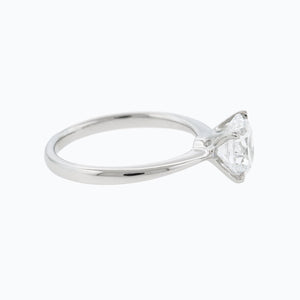 
          
          Load image into Gallery viewer, Anne Round Solitaire Ring 14K White Gold
          
          