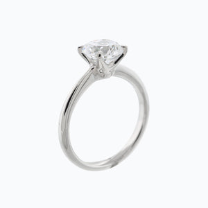 
          
          Load image into Gallery viewer, 1.00ct Anne Lab Diamond Round Solitaire 18k White Gold Ring
          
          