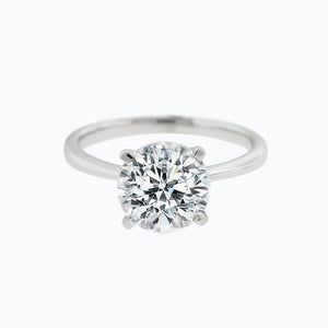 
          
          Load image into Gallery viewer, 1.00ct Anne Moissanite Round Solitaire 18k White Gold Ring
          
          