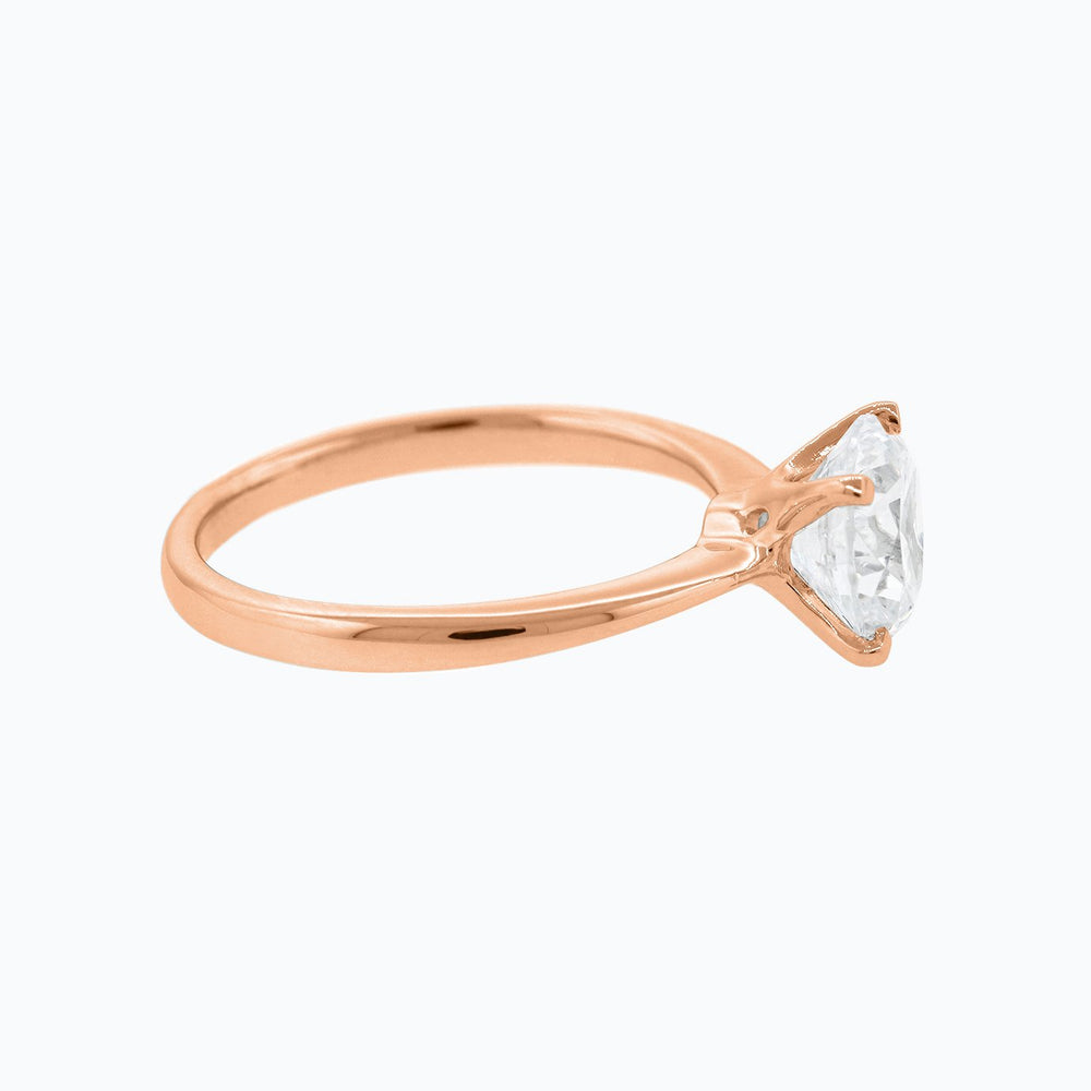 
          
          Load image into Gallery viewer, Anne Moissanite Round Solitaire Rose Gold Ring
          
          