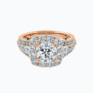 
          
          Load image into Gallery viewer, Ionel Lab Created Diamond Round Pave Diamonds White Gold Ring
          
          