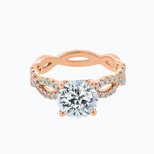 
          
          Load image into Gallery viewer, Teresa Moissanite Round Pave Diamonds Ring
          
          