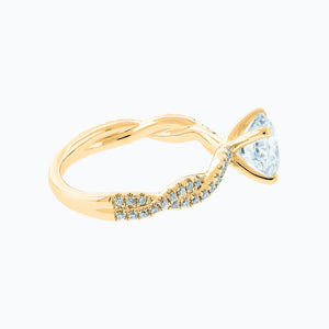 
          
          Load image into Gallery viewer, Talia Round Pave Diamonds Ring 18K Yellow Gold
          
          