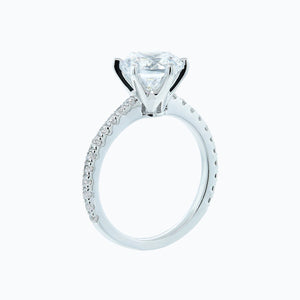 
          
          Load image into Gallery viewer, Agata Lab Diamond Round Pave Diamonds Platinum Ring
          
          